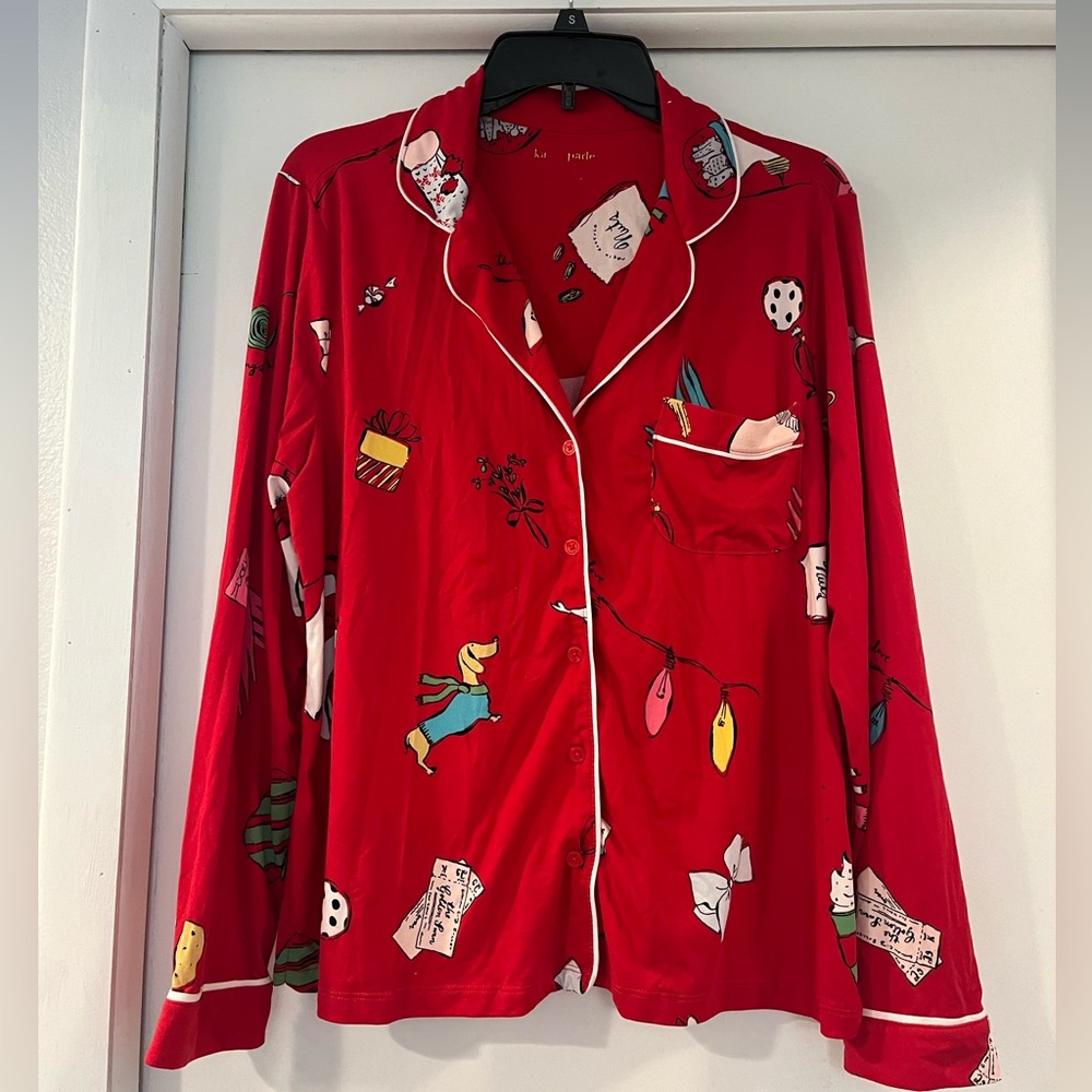 LIKE NEW Kate Spade Christmas pajamas